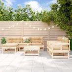 vidaXL 7-delige Loungeset massief grenenhout, Tuin en Terras, Verzenden, Nieuw, 7 zitplaatsen, Loungeset