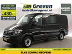 Volkswagen Crafter 35 2.0 TDI L3H2 140PK DC 7-Zits Automaat, Auto's, Bestelauto's, Automaat, Volkswagen, Zwart, Diesel