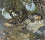 Italiaanse school (XX) - Paesaggio con alberi