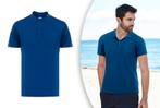 2dekans | Milanoro - Elegante polo voor heren - Koningsblauw, Kleding | Heren, Blauw, Overige maten, Ophalen of Verzenden, Zo goed als nieuw