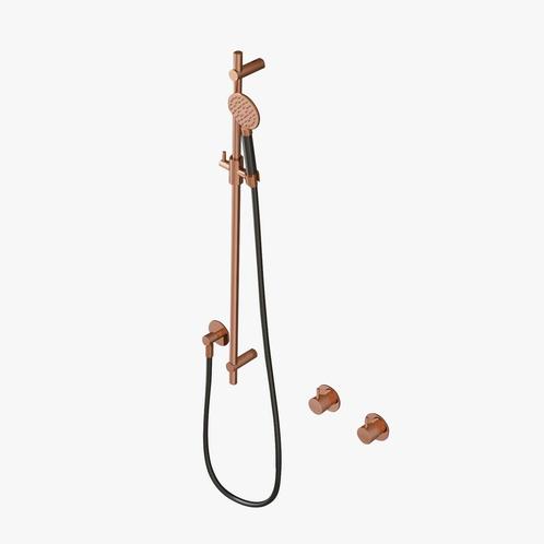 Glijstangset Hotbath Cobber Met Wandaansluitbocht En, Doe-het-zelf en Verbouw, Sanitair, Kraan, Nieuw, Chroom, Ophalen of Verzenden