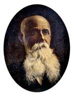 Italiaanse school (XIX) - Ritratto maschile, uomo con barba, Antiek en Kunst