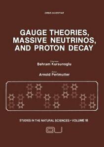 Gauge Theories, Massive Neutrinos and Proton Decay.by, Boeken, Overige Boeken, Zo goed als nieuw, Verzenden