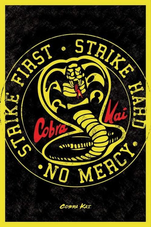 Poster Cobra Kai Emblem 61x91,5cm, Verzamelen, Posters, Nieuw, A1 t/m A3, Verzenden