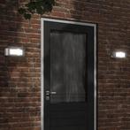 vidaXL Buitenwandlampen 2 st roestvrij staal zilverkleurig, Tuin en Terras, Buitenverlichting, Verzenden, Nieuw