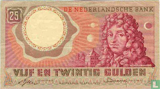 25 gulden Nederland (PL68.b) - 1955, Postzegels en Munten, Bankbiljetten | Nederland, Los biljet, Verzenden