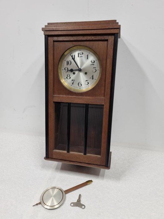 Regulateur wandklok - Mauthe - Hout, Messing - 1920-1930, Antiek en Kunst, Antiek | Klokken