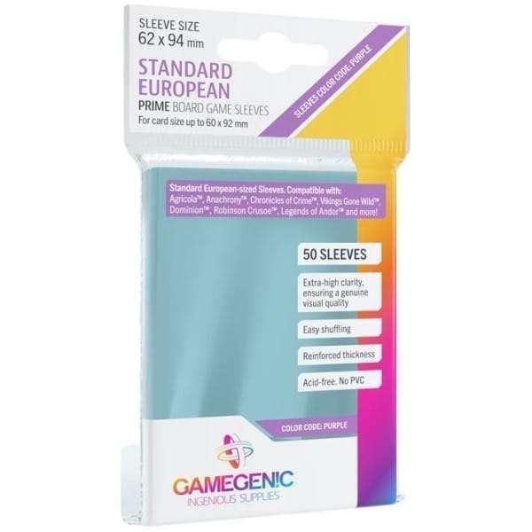Gamegenic: Prime Board Game Sleeves - Purple, Hobby en Vrije tijd, Gezelschapsspellen | Bordspellen, Verzenden