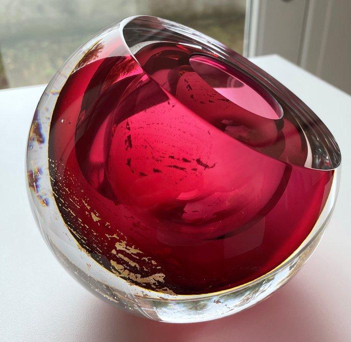 George Broft Unique - sculptuur, “ PINK “ - 16.5 cm - Glas, Antiek en Kunst, Antiek | Glas en Kristal