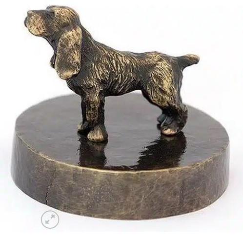 Honden urn verbronsd Cocker Spaniel, Dieren en Toebehoren, Honden-accessoires, Nieuw