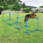 TRUUSK Agility Hurdle Set - Hondentrainingsset met 4 Horden, Dieren en Toebehoren