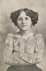 Princess Christina - Tattooed Girl, Circus Performer, Gelopen