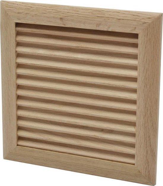 IVC Air - IVC Air ventilatierooster 20x20cm Eikenhout, Doe-het-zelf en Verbouw, Ventilatie en Afzuiging, Nieuw, Ophalen of Verzenden