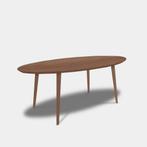 Tafel Ovaal Eikenhout  Konisch  220x110, Huis en Inrichting, Nieuw