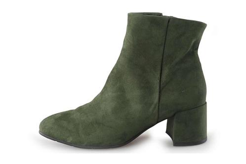 Marco Tozzi Enkellaarzen in maat 37 Groen | 10% extra, Kleding | Dames, Schoenen, Groen, Zo goed als nieuw, Lage of Enkellaarzen
