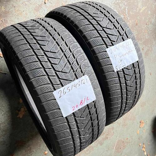 2 x Pirelli 265-45-21 Winterbanden 5,5mm, Auto-onderdelen, Banden en Velgen, 21 inch, Winterbanden, 265 mm, Personenwagen, Gebruikt
