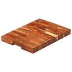 vidaXL Hakblok 42x30x4 cm massief acaciahout, Verzenden, Nieuw