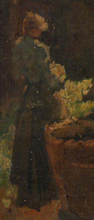 Willem Hendrik van der Nat (1864–1929) - Bloemkoolmeisjes, Antiek en Kunst, Kunst | Schilderijen | Klassiek