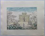 Giorgio De Chirico (1888-1978) - Antichi cavalieri e villa, Antiek en Kunst