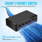 Strex Netwerk Switch - 1000Mbps - Unmanaged - 5 Poorten, Computers en Software, Netwerk switches, Verzenden, Nieuw