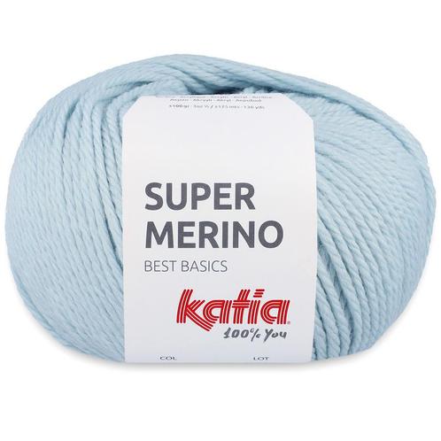 Katia Super Merino - 44 licht hemelsblauw - Wol/Acryl Gare, Hobby en Vrije tijd, Breien en Haken, Ophalen of Verzenden