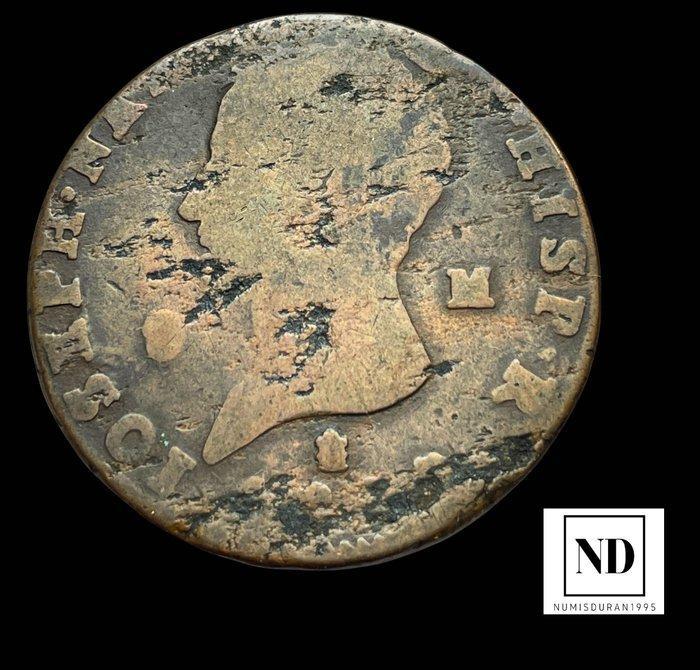 Spanje. Jose Napoleón. 8 Maravedís sf - Segovia (Zonder, Postzegels en Munten, Munten | Europa | Niet-Euromunten