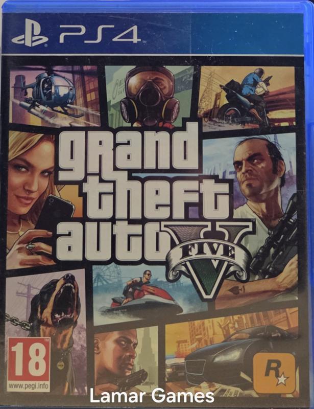 GTA 5 Grand Theft Auto V (ps4 used game), Spelcomputers en Games, Games | Sony PlayStation 4, Zo goed als nieuw, Ophalen of Verzenden