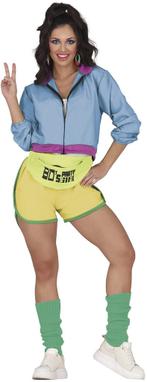 Neon 80S Kostuum Dames Party Girl, Verzenden, Nieuw