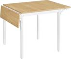 Eettafel - 120x78 cm - inklapbare keukentafel - 2-4, Huis en Inrichting, Verzenden, Nieuw