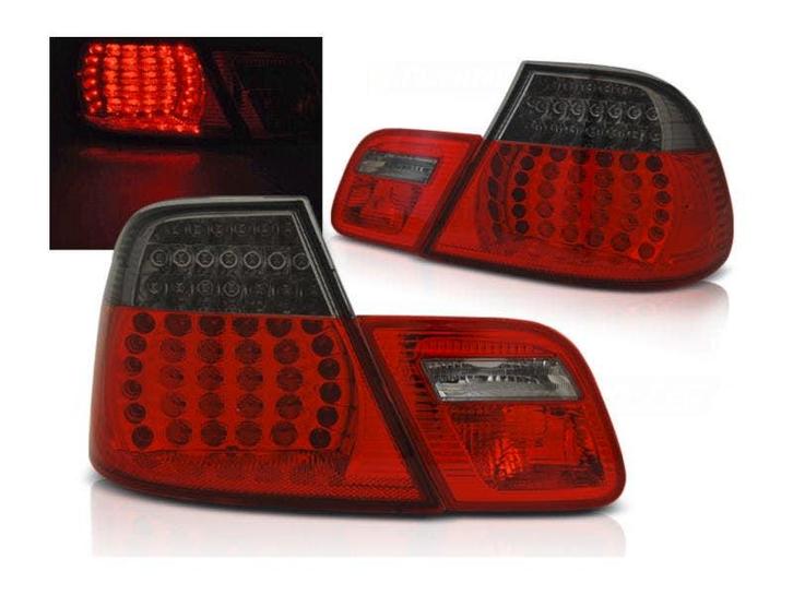 LED achterlicht units Red Smoke geschikt voor BMW E46 Coupe, Auto-onderdelen, Verlichting, Nieuw, BMW, Verzenden
