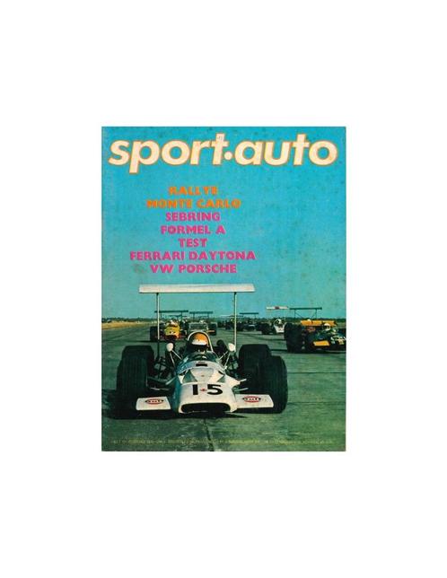 1970 SPORT AUTO MAGAZINE 12 DUITS, Boeken, Auto's | Folders en Tijdschriften