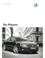 2009 VOLKSWAGEN PHAETON BROCHURE DUITS, Boeken, Nieuw, Volkswagen, Author