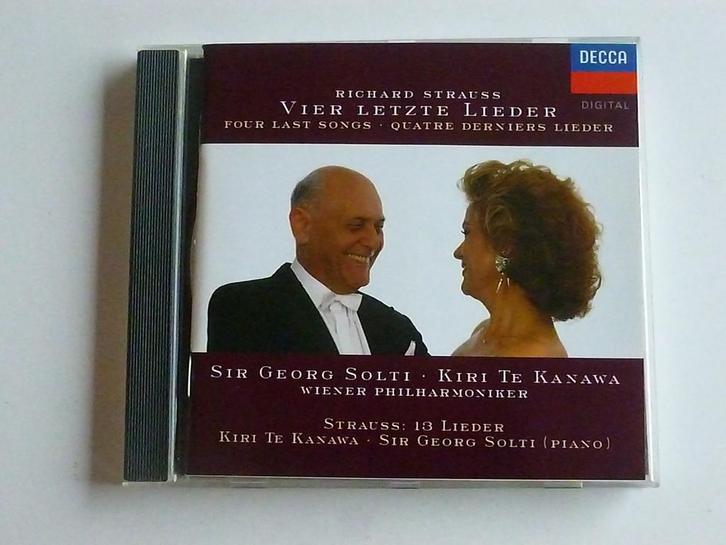 R. Strauss - Vier Letzte Lieder / Kiri te Kanawa , Solti, Cd's en Dvd's, Cd's | Klassiek, Zo goed als nieuw, Verzenden