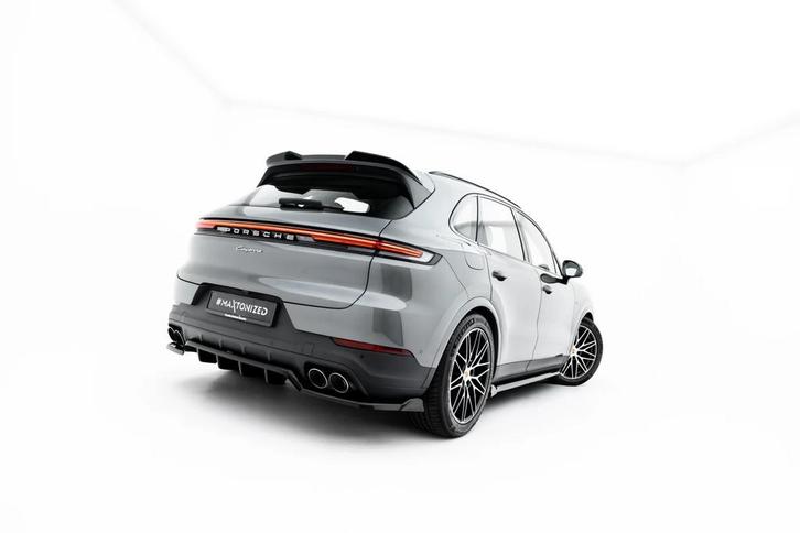 Diffuser Porsche Cayenne MK3 SUV/Coupe Maxton Glans Zwart, Auto-onderdelen, Carrosserie en Plaatwerk, Ophalen of Verzenden