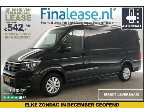 Volkswagen Crafter 30 2.0 TDI L3H2 140PK 3000KG TG €548pm, Auto's, Bestelauto's, Lease, Automaat, Diesel, Zwart, Volkswagen, Verzenden