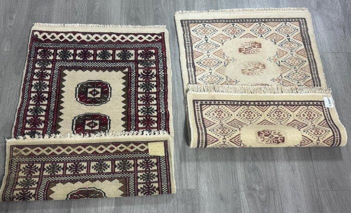 Buchara - Vloerkleed - 125 cm - 77 cm - Set van 2 tapijten, Huis en Inrichting, Stoffering | Tapijten en Kleden