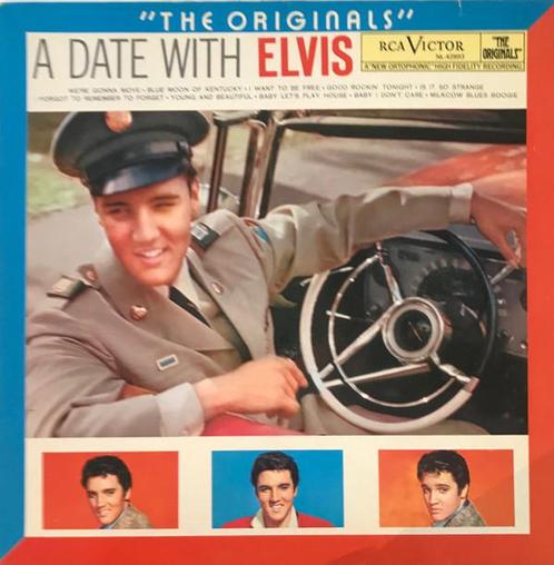 Elvis Presley - A Date With Elvis, Cd's en Dvd's, Vinyl | Rock, Gebruikt, Ophalen of Verzenden