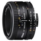 Nikon AF 50mm f/1.8 D objectief - Tweedehands, Verzenden, Gebruikt, Standaardlens