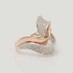 Statement ring - 14 karaat Roségoud - 0.47ct. tw. Diamant, Sieraden, Tassen en Uiterlijk, Antieke sieraden