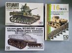 Tamiya 35042 Light Tank M3 Stuart 1:35 + 2 AFV Club opties, Hobby en Vrije tijd, Nieuw, Tamiya, Verzenden