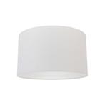 Stoffen lampenkap off-white 35/35/20, Huis en Inrichting, Lampen | Lampenkappen, Verzenden, Wit, Rond, Nieuw