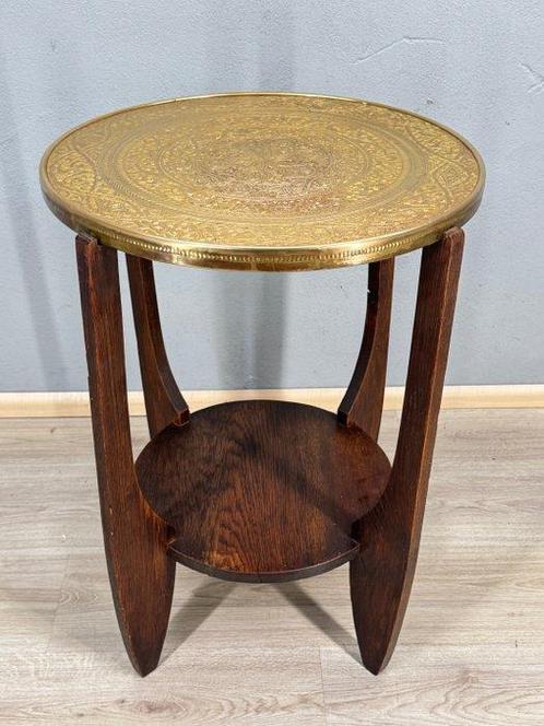 amsterdamse school bijzettafel rokers tafel - Bijzettafel -, Antiek en Kunst, Curiosa en Brocante