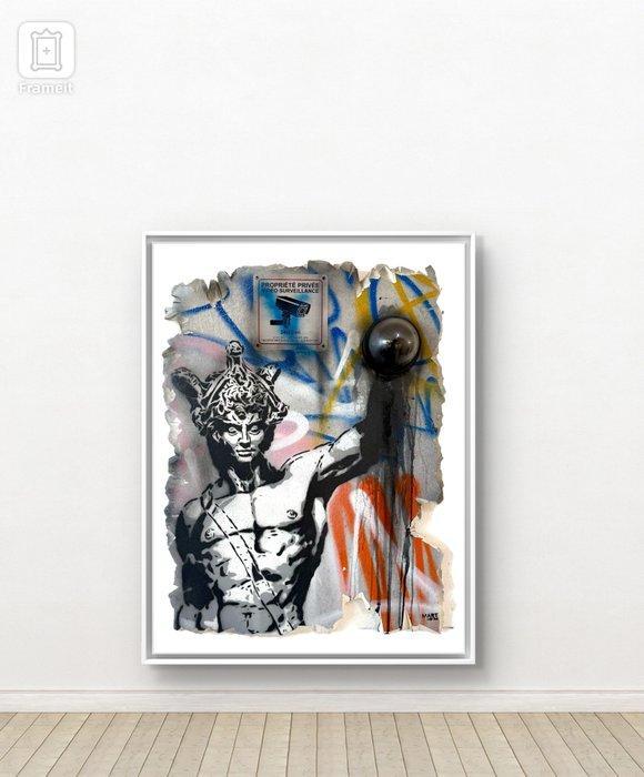 Mart Signed - PERSEO STOP CONTROL, Antiek en Kunst, Kunst | Schilderijen | Modern