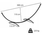 Design hangmat met stalen standaard - duurzaam staal fram..., Tuin en Terras, Hangmatten, Ophalen of Verzenden, Nieuw