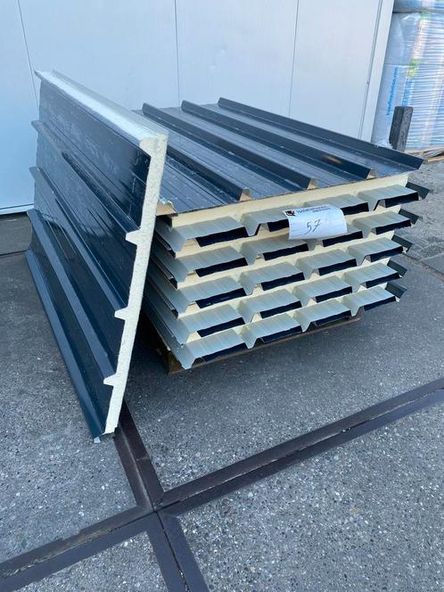 Sandwichpanelen Aanbieding! 40/80mm | 1600 x 1000mm | MP 57, Doe-het-zelf en Verbouw, Platen en Panelen, 50 tot 100 mm, Nieuw