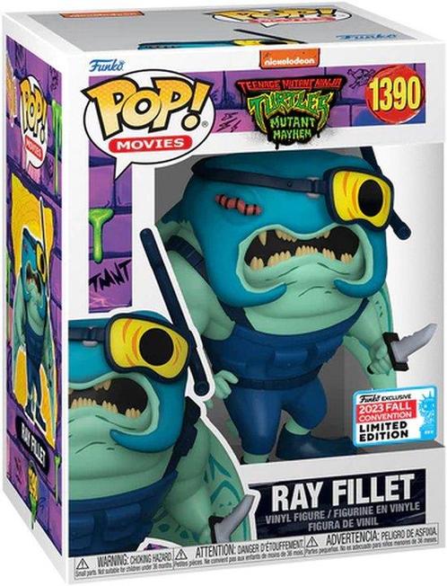 Funko POP! #1390 Ray Fillet Teenage Mutant Ninja Turtles, Kinderen en Baby's, Speelgoed | Overig, Verzenden