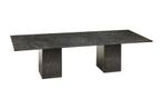 Viking granieten tuin tafel - 300 x 100 cm. - diamond black, Nieuw, Overige materialen, Rond, Verzenden