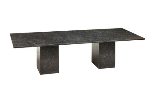 Viking granieten tuin tafel - 300 x 100 cm. - diamond black, Tuin en Terras, Tuintafels, Nieuw, Overige materialen, Rond, Verzenden