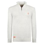 -35% Q1905  Q1905 Trui woudrichem witgrijs  maat XS, Kleding | Heren, Verzenden, Nieuw, Grijs
