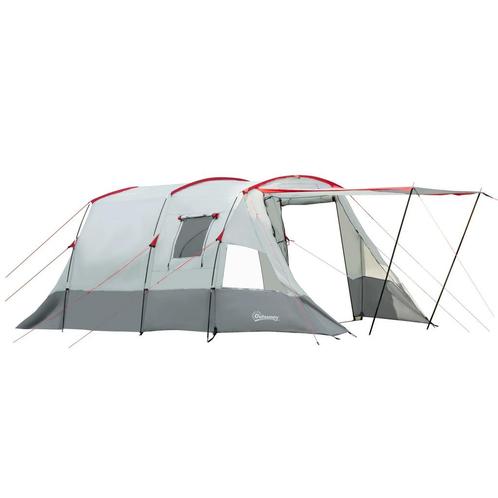 TRUUSK 8-Persoons Tunnel Tent - Met Slaapcabine en Woonkamer, Caravans en Kamperen, Overige Caravans en Kamperen, Nieuw, Verzenden